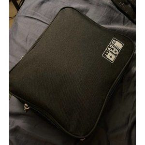 Travel Cable Organizer Bag, Electronic Accessories Case Portable Double Layer